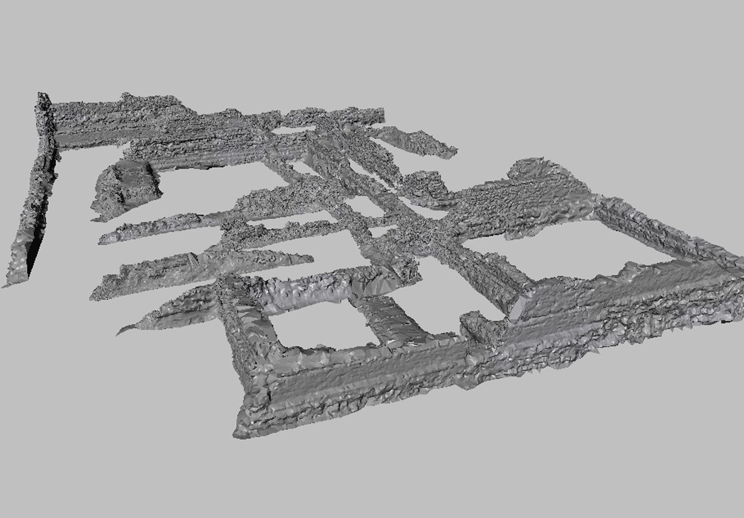 3D model arheoloških izkopavanj - NUK